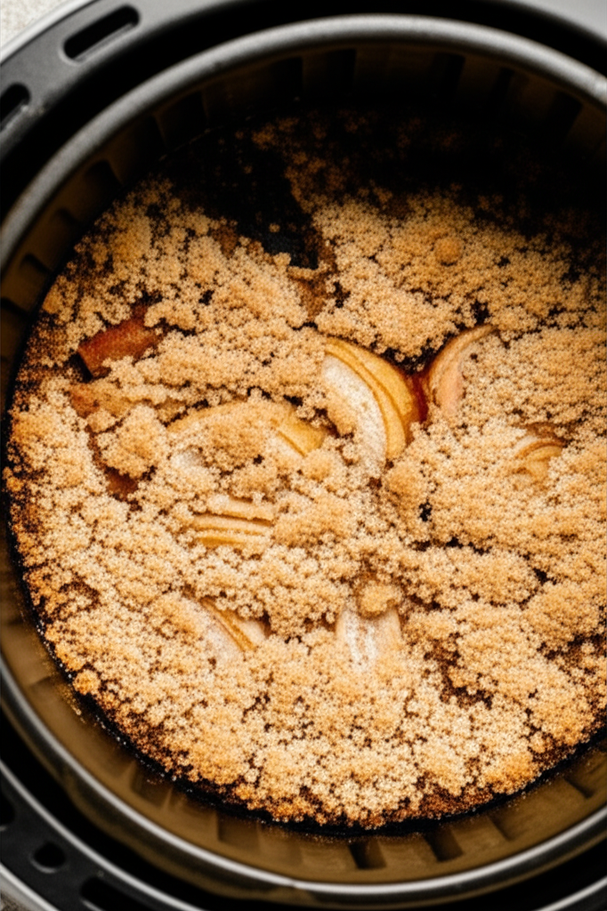 Crumble de Maçã Vegan na Airfryer: Uma Delícia Crocante e Saudável
