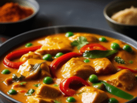 Curry de Frango Cremoso com Leite de Coco