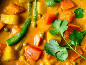 Curry de Legumes Cremoso e Saboroso