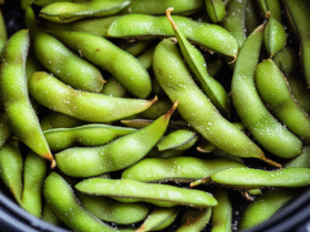 Edamame Tostado com Flor de Sal na Airfryer: Receita Rápida e Saudável