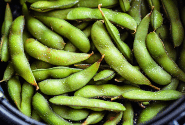 Edamame Tostado com Flor de Sal na Airfryer: Receita Rápida e Saudável