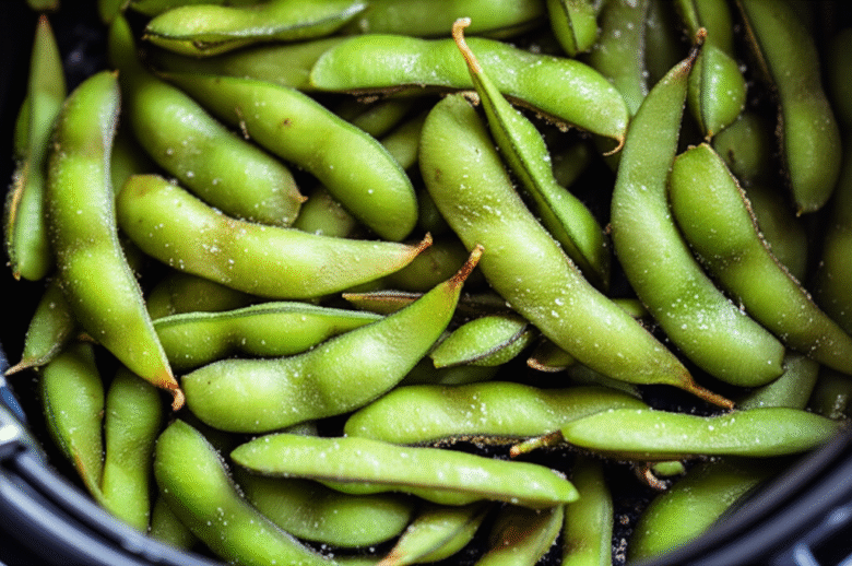 Edamame Tostado com Flor de Sal na Airfryer: Receita Rápida e Saudável
