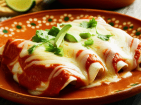Enchilada de Queijo Simples e Deliciosa