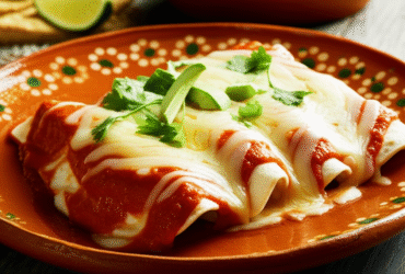 Enchilada de Queijo Simples e Deliciosa
