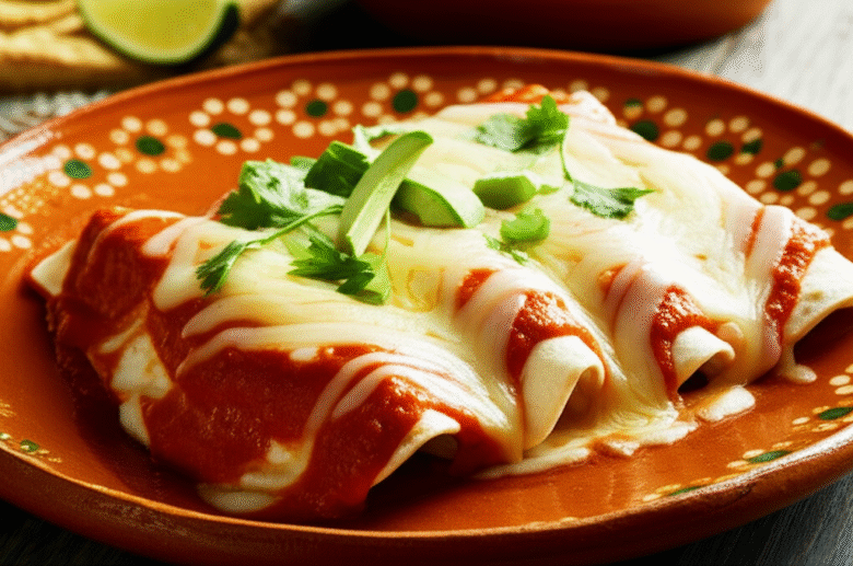 Enchilada de Queijo Simples e Deliciosa