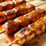 Espetinhos de Queijo Coalho com Melado de Cana na Airfryer: Receita Rápida e Saborosa