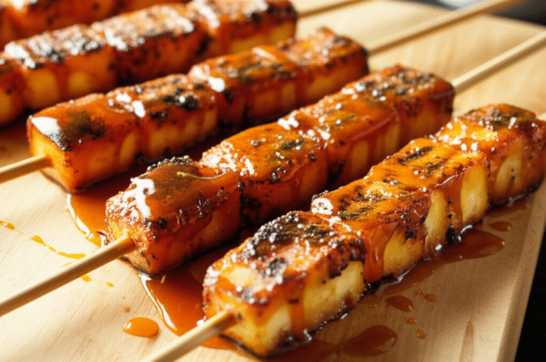 Espetinhos de Queijo Coalho com Melado de Cana na Airfryer: Receita Rápida e Saborosa