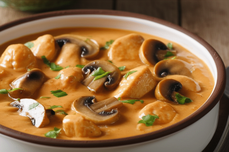 Estrogonofe de Frango Cremoso e Delicioso