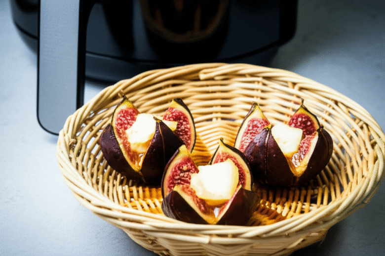 Figos Assados com Mel e Queijo de Cabra na Airfryer: Uma Delícia Rápida
