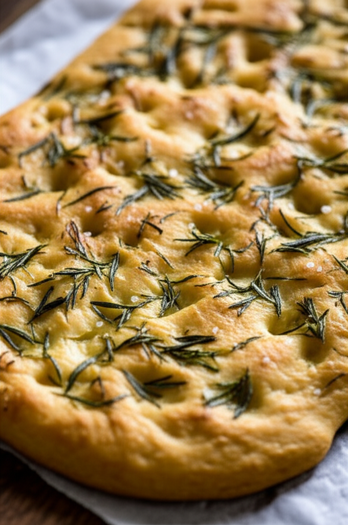 Focaccia com Alecrim Caseira