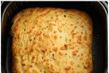 Focaccia com Parmesão na AirFryer
