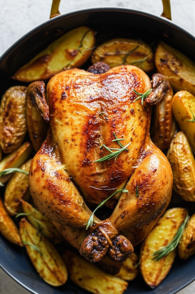 Frango Assado com Batatas: Receita Caseira Deliciosa