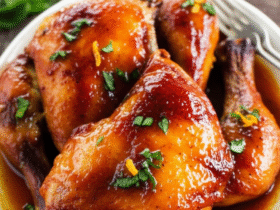 Frango com Molho de Laranja Saboroso e Suculento