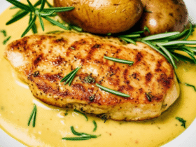 Frango com Molho de Mostarda Cremoso