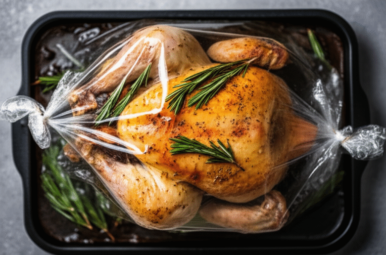 Frango Rápido e Prático Assado no Saco: Receita Sem Sujeira