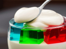 Gelatina Colorida com Creme: Uma Delícia Refrescante e Divertida