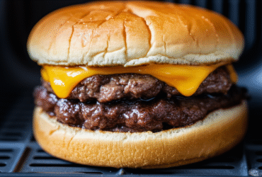 Hambúrguer Caseiro Suculento na Airfryer