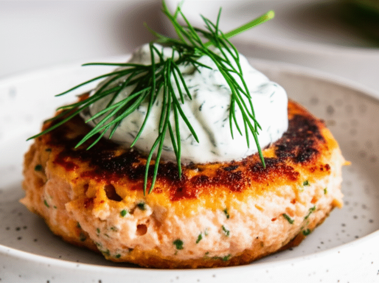 Hambúrguer de Salmão com Dill na Airfryer: Receita Saudável e Saborosa