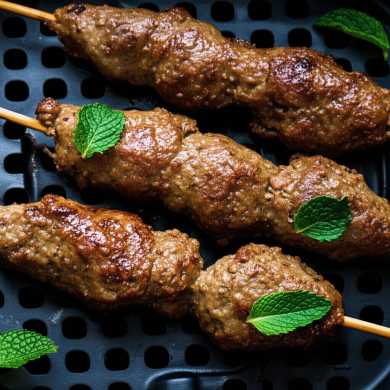 Kafta no Espeto com Hortelã na Airfryer: Sabor do Oriente Médio na sua Cozinha