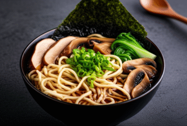 Lamen Vegetariano Caseiro: Sabor e Tradição!