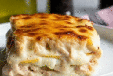 Lasanha de Frango Cremosa com Molho Branco