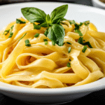 Macarrão com Molho Alfredo Cremoso e Clássico
