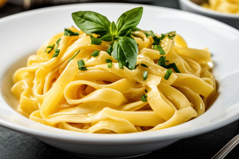 Macarrão com Molho Alfredo Cremoso e Clássico