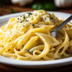 Macarrão Cremoso ao Molho Branco Caseiro