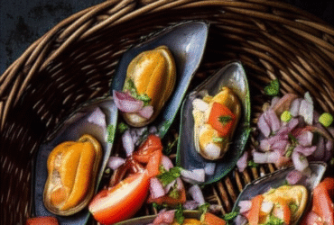 Mexilhões ao Vinagrete na Airfryer: Sabor do Mar em Minutos