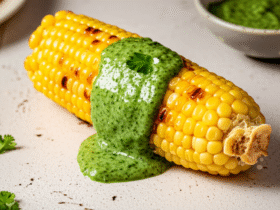 Milho na Espiga com Manteiga de Coentro na Airfryer: Sabor Junino Moderno