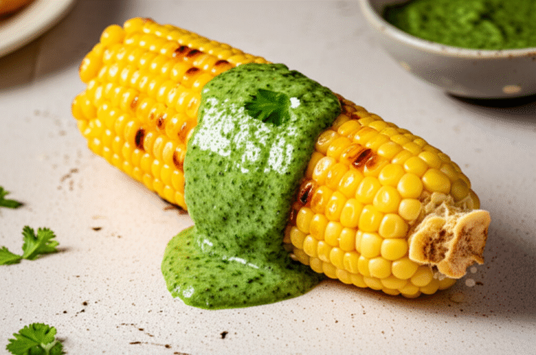 Milho na Espiga com Manteiga de Coentro na Airfryer: Sabor Junino Moderno