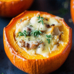 Mini Abóbora Recheada na Airfryer