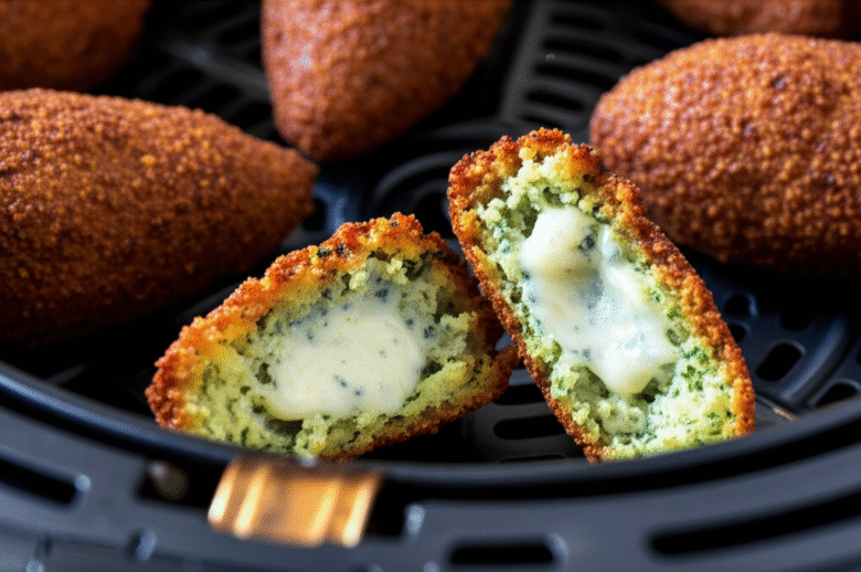 Mini Quibes Recheados com Gorgonzola na Airfryer: Uma Delícia Árabe Moderna