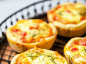 Mini Quiches sem Base na Airfryer: Delícias Práticas e Rápidas