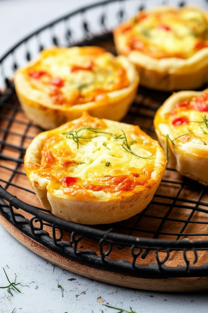 Mini Quiches sem Base na Airfryer: Delícias Práticas e Rápidas