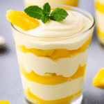 Mousse de Abacaxi Cremosa e Refrescante