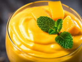 Mousse de Manga Cremosa e Refrescante