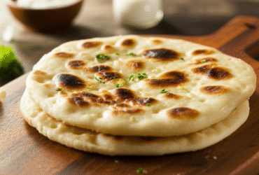 Naan com Alho Caseiro: Receita Simples e Saborosa