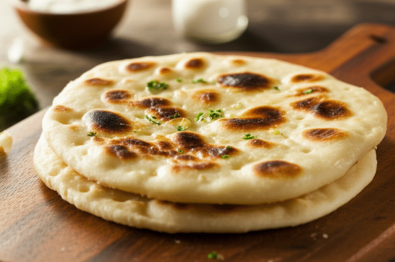 Naan com Alho Caseiro: Receita Simples e Saborosa
