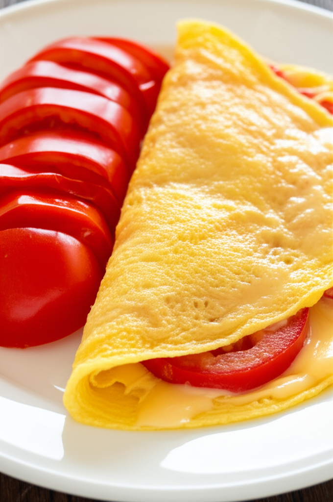 Omelete com Queijo e Tomate: Uma Receita Clássica e Deliciosa
