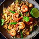 Pad Thai de Camarão: Uma Delícia Tailandesa