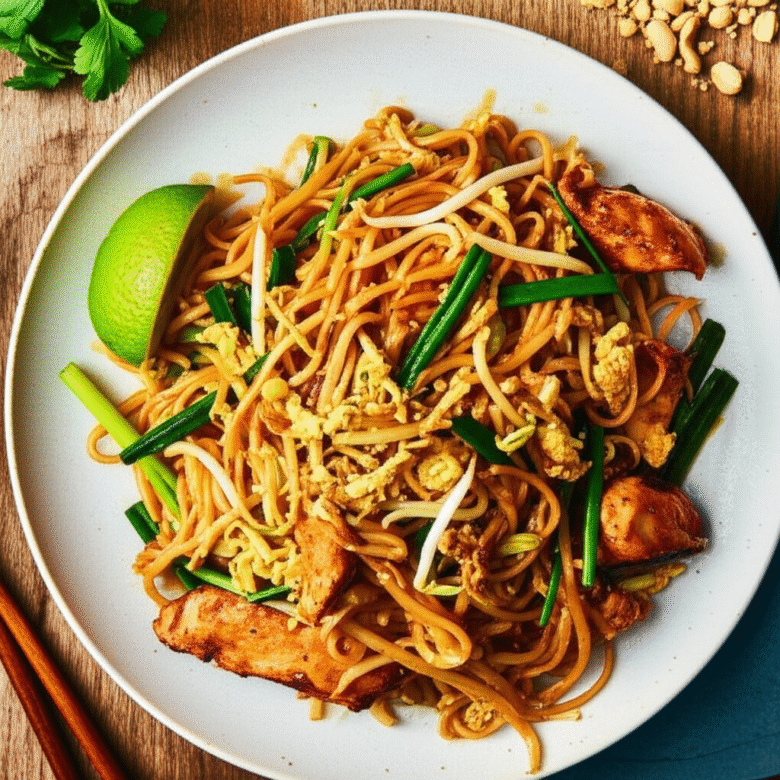 Pad Thai de Frango: Receita Tailandesa Autêntica e Deliciosa