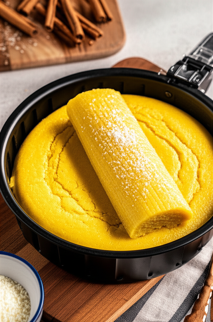Pamonha Cremosa na Airfryer
