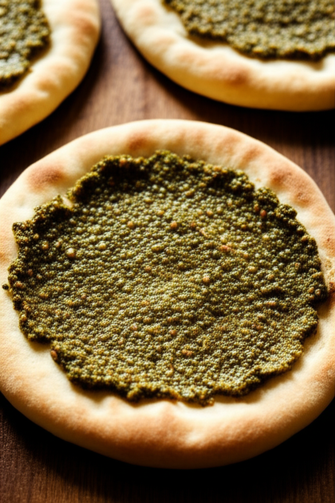 Pão Sírio Caseiro com Zaatar: Uma Delícia do Oriente Médio