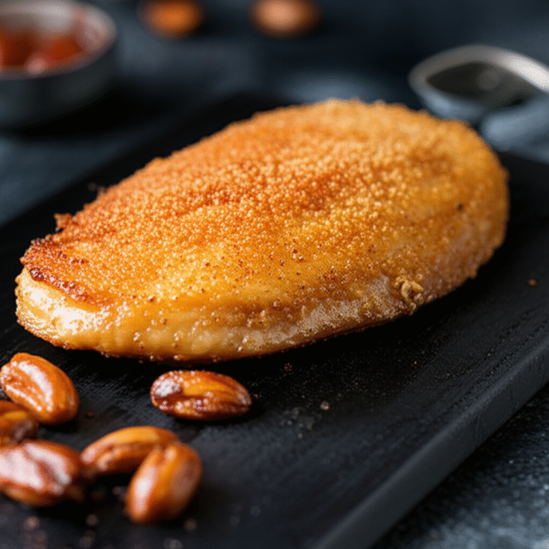 Peito de Peru Crocante na Airfryer: Uma Delícia com Castanhas
