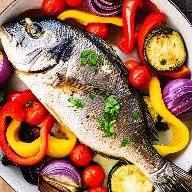 Peixe Assado com Legumes: Uma Delícia Saudável e Versátil