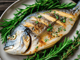 Peixe Grelhado com Ervas Aromáticas: Uma Explosão de Sabores Frescos