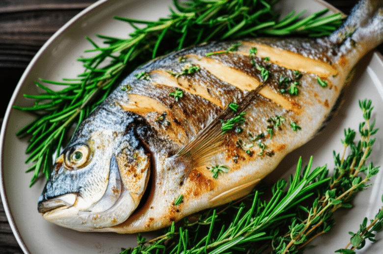 Peixe Grelhado com Ervas Aromáticas: Uma Explosão de Sabores Frescos