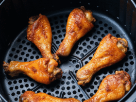 Pernas e Asas de Frango Crocantes na Airfryer