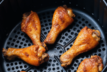 Pernas e Asas de Frango Crocantes na Airfryer